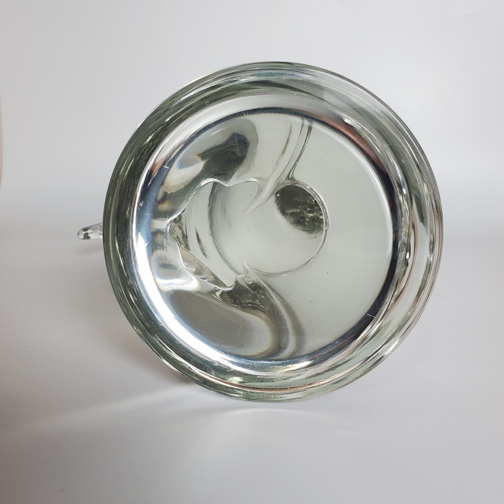 Rare Cristallo Clear Duck Goose Swan Birds Pair Glass Murano? Archimede Seguso? - Picture 12 of 15